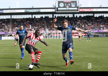 ROTTERDAM, Niederlande. 24 Mär, 2019. Stadion Het Kasteel, Fußball, Saison 2018/2019, Keuken Kampioen Divisie, Sparta - NEC, Royston Drenthe Credit: Pro Schüsse/Alamy leben Nachrichten Stockfoto