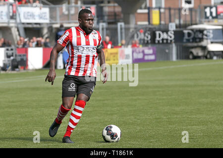 ROTTERDAM, Niederlande. 24 Mär, 2019. Stadion Het Kasteel, Fußball, Saison 2018/2019, Keuken Kampioen Divisie, Sparta - NEC, Royston Drenthe Credit: Pro Schüsse/Alamy leben Nachrichten Stockfoto