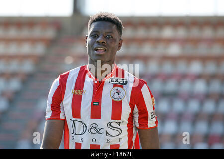 ROTTERDAM, Niederlande. 24 Mär, 2019. Stadion Het Kasteel, Fußball, Saison 2018/2019, Keuken Kampioen Divisie, Sparta - NEC, Ragnar Ache Credit: Pro Schüsse/Alamy leben Nachrichten Stockfoto