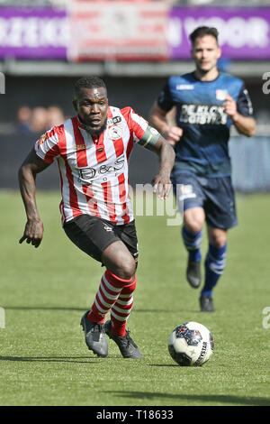 ROTTERDAM, Niederlande. 24 Mär, 2019. Stadion Het Kasteel, Fußball, Saison 2018/2019, Keuken Kampioen Divisie, Sparta - NEC, Royston Drenthe Credit: Pro Schüsse/Alamy leben Nachrichten Stockfoto