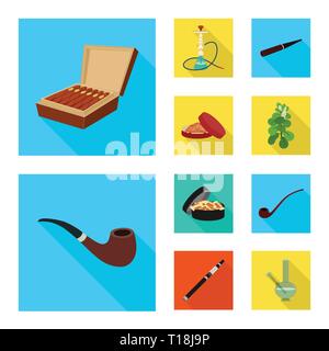 Zigarre, Hookah, Schnupftabak, Blätter, Rohr, Kauen, elektronische, Box, Shisha, Mundstück, Lieferung, Blatt, retro, Sucht, Filter, Bong, Papier, Glas, Zubehör, Pulver, Natur, Detektiv, schlecht, Kapazität, Karton, Apparate, Eleganz, Grün, Rauch, Statistiken, verweigern, Stop, anti, Gewohnheit, Zigaretten, Tabak, Gesundheit, Nikotin, Set, Vector, Icon, Illustration, isoliert, Sammlung, Design, Element, Grafik, Zeichen, flach, Schatten, Vektor, Vektoren, Stock Vektor