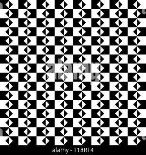 Checkered abstraktes Muster. Nahtlos wiederholbar. Vector Illustration. Stockfoto