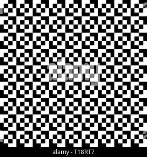 Checkered abstraktes Muster. Nahtlos wiederholbar. Vector Illustration. Stockfoto