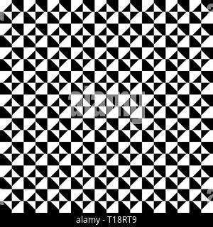 Checkered abstraktes Muster. Nahtlos wiederholbar. Vector Illustration. Stockfoto