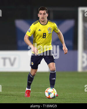 Schottlands Kenny McLean während der UEFA EURO 2020 Qualifikation, Gruppe, die ich im Stadion San Marino, Serravalle übereinstimmen. Stockfoto