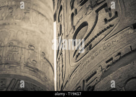 Karnak-Tempel in Luxor, Ägypten Stockfoto