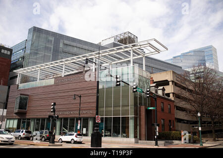 Massachusetts General Hospital in Cambridge Street im Grove Street in Boston, Massachusetts, USA. Stockfoto