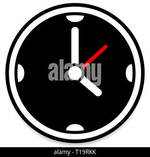 Zifferblatt Symbol, Eps 10 Vector Illustration Stockfoto