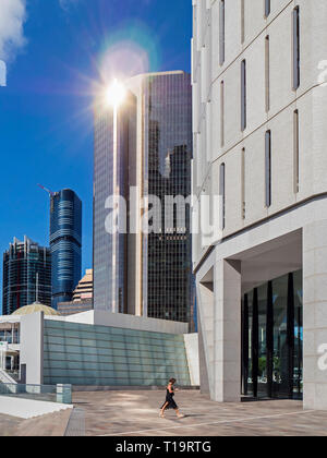 Standorte in Brisbane Queensland Australien Stockfoto