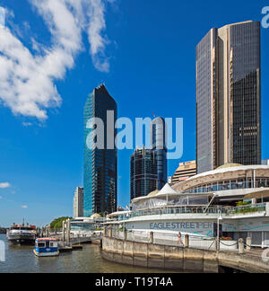 Standorte in Brisbane Queensland Australien Stockfoto