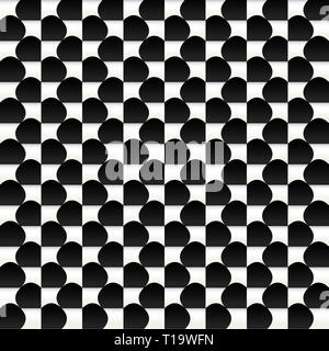 Abstrakte Schachbrettmuster Stockfoto