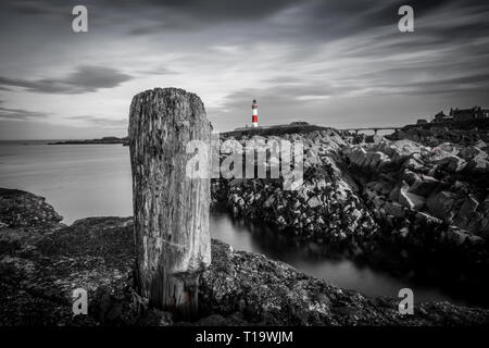 Buchaness Leuchtturm in Farbe pop Stockfoto