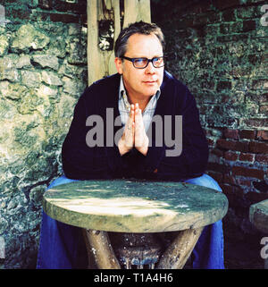 Porträt der Schauspieler Vic Reeves fotografiert zu Hause im März 2006 Stockfoto