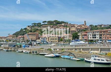 Castiglione della Pescaia, an der Küste der Toskana, Italien Stockfoto