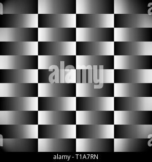 Abschrägung, optische Illustion, Kontrast Hintergrund im Vektor-format Stockfoto
