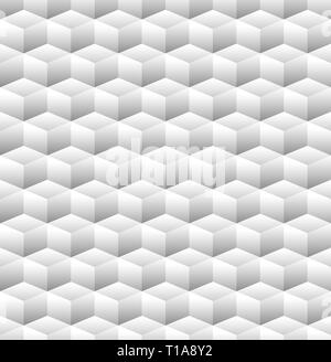 3D Würfel nahtlose Muster Stockfoto