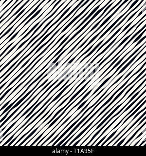 Schräge Wellenlinien. Moderne, minimale Vector pattern Stockfoto