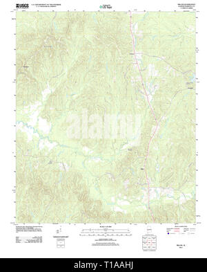 USGS TOPO Karte Alabama AL Miller 20111212 TM Stockfoto