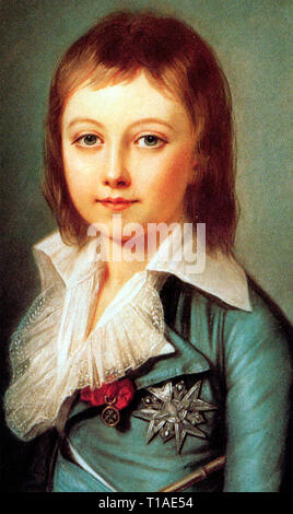 Portrait von Dauphin Louis Charles von Frankreich (1785-1795) - Alexander Kucharsky, 1792 Stockfoto