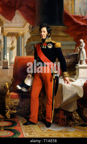 Louis-Philippe, König von Frankreich von 1830 bis 1848 (Juli Monarchie) - Franz Xaver Winterhalter, 1841 Stockfoto