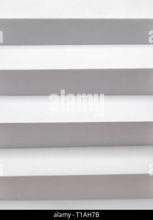 Gefalzt und ungefalzt Blatt Papier Textur Stockfoto