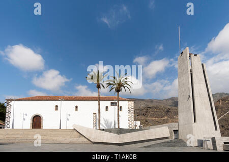 Die Kirche St. Ursula, La Iglesia de Santa Úrsula entfernt befindet sich in Adeje, Teneriffa, Kanarische Inseln. Stockfoto