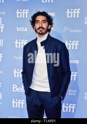 Toronto, Ontario, USA. 21 Mär, 2019. 21. März 2019 - Terrorismus Thriller'' Hotel Mumbai'' aus Neuseeland Kinos ausgesetzt nach Christchurch Moschee Angriffe. Foto: 2018 Toronto International Film Festival'' Hotel Mumbai'' Pressekonferenz, Toronto, Ontario, Kanada. Photo Credit: Brent Perniac/AdMedia Credit: Brent Perniac/AdMedia/ZUMA Draht/Alamy leben Nachrichten Stockfoto