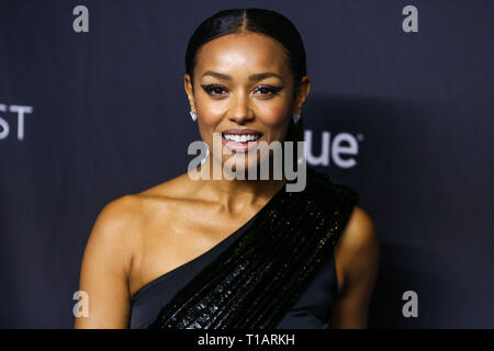 Hollywood, Vereinigte Staaten. 24 Mär, 2019. HOLLYWOOD, Los Angeles, CA, USA - 24. März: Schauspielerin Melanie Liburd kommt an der 2019 PaleyFest LA-NBC's "Diese Uns' auf der Dolby Theatre am 24. März 2019 in Hollywood, Los Angeles, Kalifornien, USA gehalten wird. (Foto von Xavier Collin/Image Press Agency) Quelle: Bild Presse Agentur/Alamy leben Nachrichten Stockfoto