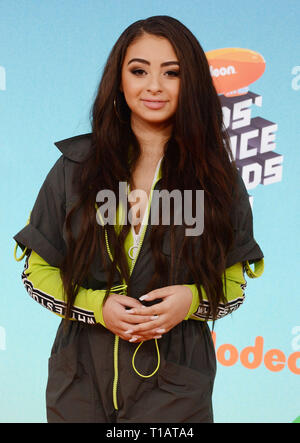 Devenity Perkins 227 s2019 besucht Nickelodeon Kids' Choice Awards am Galen Center am 23. März 2019 in Los Angeles, Kalifornien. Stockfoto