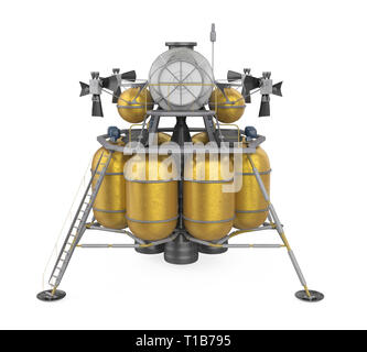 Lunar Lander Sonde isoliert Stockfoto