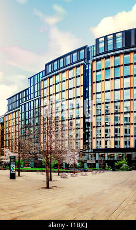 Google UK HQ und YouTube London Büro bei Pancras Square, King's Cross, London Stockfoto