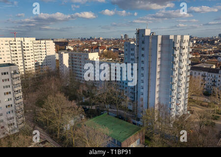 Lenzsiedlung Siedlung in Hamburg Stockfoto