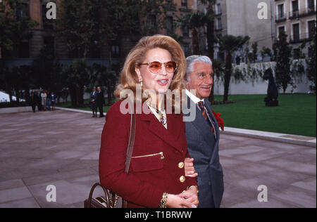 Baronin Carmen Tita Thyssen Bornemisza in Marbella, Spanien 1995. Baronin Carmen Tita Thyssen Bornemisza in Marbella, Spanien 1995. Stockfoto