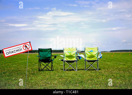 11. Mai 2011 - das Festival der aeromodeling am Flughafen in der Stadt Borodyanka, Kiew. Die Ukraine Stockfoto