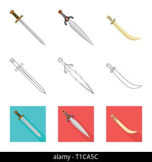 Langschwert, Spanisch, krummsäbel, Templer, Griff, Eroberer, Schlacht, Alte, Stahl, alt, Krieger, Silber, Militär, Ornament, Soldat, Dekoration, Stein, Power, Ritter, Ruby, Mord, Spiel, Rüstung, Sharp, Messer, Schwert, Dolch, Messer, Waffen, Sabre, mittelalterliche, Set, Vector, Icon, Illustration, isoliert, Sammlung, Design, Element, Grafik, Zeichen, Vektor, Vektoren, Stock Vektor
