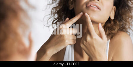 Dermatologie Probleme Konzept Stockfoto