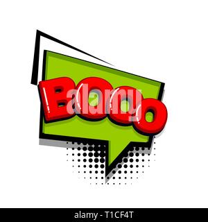 Pop Art Comic Text Stock Vektor