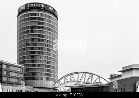 Die Rotunde, denkmalgeschützten Gebäude in Birmingham, Großbritannien Stockfoto