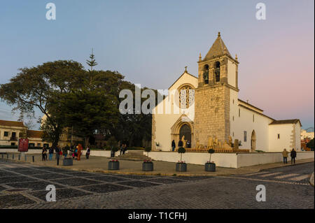 Krippe vor der Pfarrkirche, Alcochete, Setubal, Portugal Stockfoto