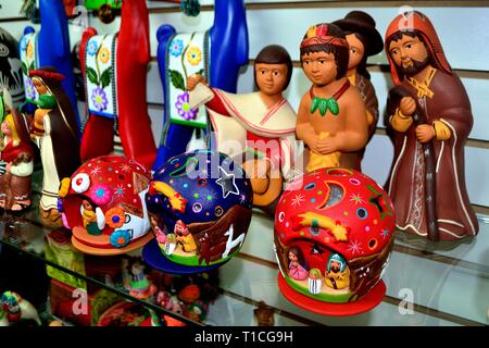 Weihnachten Geburt - Einkaufszentrum in Lima. Abteilung von Lima Peru Stockfoto