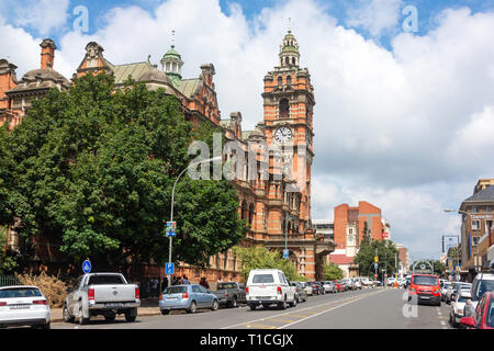 Pietermaritzburg Rathaus, Church Street, Pietermaritzburg, Kwazulu Natal, Südafrika Stockfoto