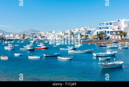 Charco de San Gines in Arrecife auf Lanzarote, Kanarische Inseln, Spanien Stockfoto