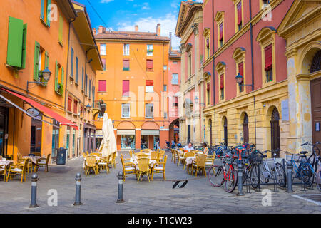 Altstadt von Bologna, Emilia-Romagna, Italien Stockfoto