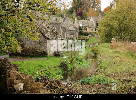 Arlington Row Weavers cottages Stockfoto