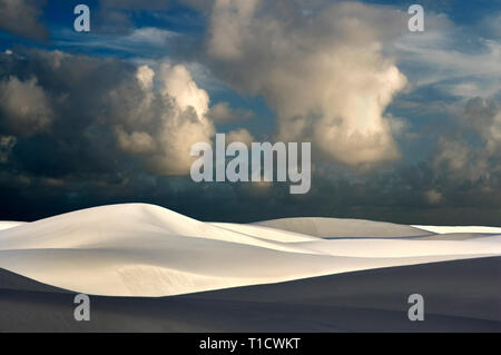 Endlose sand. White Sands National Monument. New Mexico Stockfoto