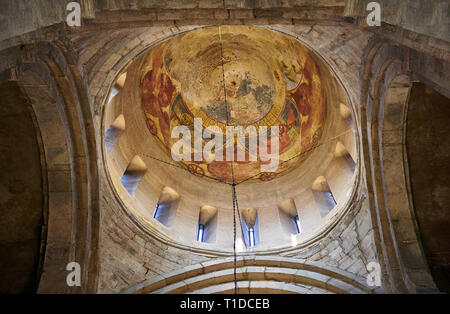 Fotos & Bilder des inneren Kuppel Fresko Christus Pantokrator. Die östliche Orthodoxe georgischen Svetitskhoveli Dom (Kathedrale der Stockfoto