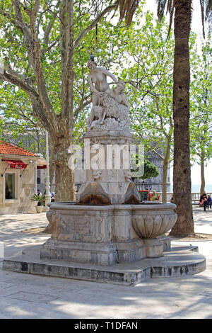 Dubrovnik, Kroatien - 19 April, 2011: Amerling Brunnen Wahrzeichen bei Pile in Dubrovnik, Kroatien. Stockfoto