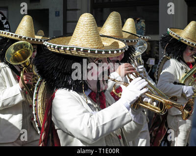 Die Basler Fasnacht Stockfoto