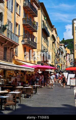 Nizza (Frankreich): "Place Rossetti" Platz in der Altstadt von Nizza *** Local Caption *** Stockfoto