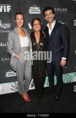 12. jährlichen Frauen im Film Pre-Oscar Party im Frühjahr - bei Anreise mit: Justin Baldoni, Cathy Schulman, Emily Baldoni Wo: Beverly Hills, Kalifornien, USA, wenn: 22 Feb 2019 Credit: FayesVision/WENN.com Stockfoto